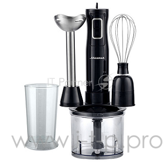 Блендер АКСИНЬЯ КС-302В черный:450ВТ,насадка из НЕРЖ СТАЛИ,измельчитель,венчик,2 СКОРОСТИ(6)
