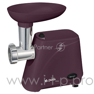 Мясорубка DELTA DL-6100M коричневый: 2000 Вт (4)