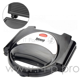 ЭЛЕКТРОГРИЛЬ ЯРОМИР ЯР-900 черная: 750 Вт, ,антиприг.покрытие (Россия)(6)