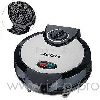 Вафельница ВЕНСКАЯ АКСИНЬЯ КС-5000 черная: 900Вт , антипригар. покрытие (Россия)(6)