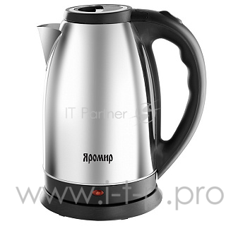 Чайник электрический ЯРОМИР ЯР-1056 нерж., глянцевый