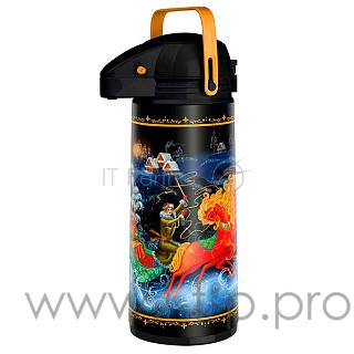 РК-2008 Термос с пневмопомпой ЗАБАВА Тройка 2л (8)