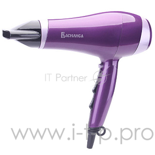 Фен ВАСИЛИСА ВА-3003 :СКЛАДНАЯ РУЧКА, 2200Вт,ХОЛОДНЫЙ ВОЗДУХ,фиолетов.с черным(Россия)(12)