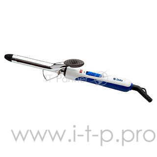 Щипцы для волос DELTA DL-0622 белый с синим : 25 Вт, макс. темп. нагрева 180 С, диаметр 19 мм, термо