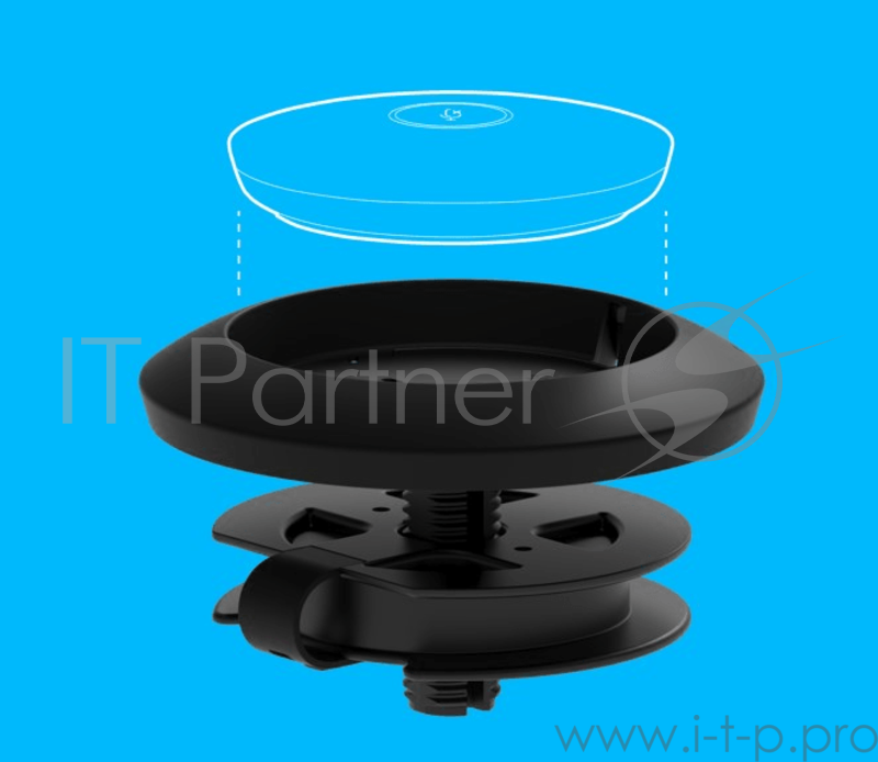Держатель Logitech Mic Pod Table (настольное крепление для модулей микрофонов Rally)