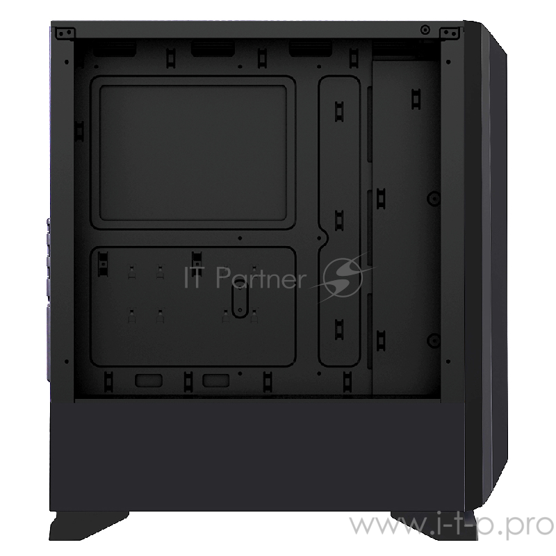 Корпус 1STPLAYER RAINBOW R6 / ATX, tempered glass side panel / 1x 120mm LED fan inc. / R6-1R1