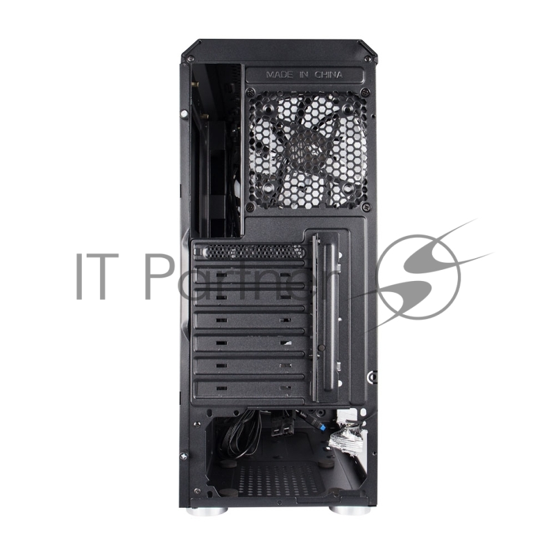 Корпус 1STPLAYER FIREROSE F4 / ATX, tempered glass side panels / 3x 120mm LED fans inc. / F4-3R1