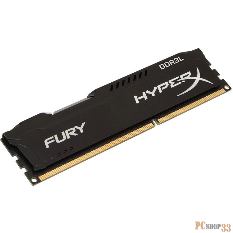 Память DDR3 4GB Kingston DDR3L 1866 DIMM HyperX FURY Black HX318LC11FB/4 Non-ECC, CL11, 1.35V, RTL