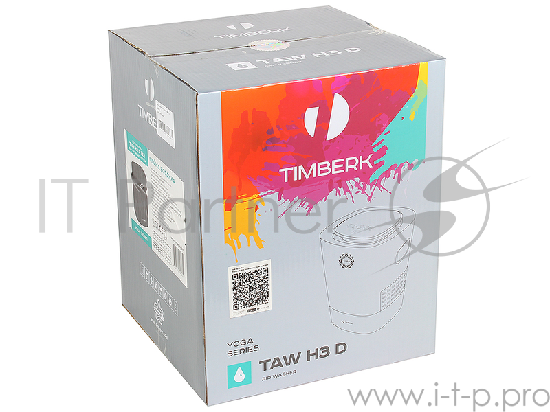 Очиститель воздуха Timberk TAW H3 D (BL) (электроника, 150 мл/ч, 2.2 л)