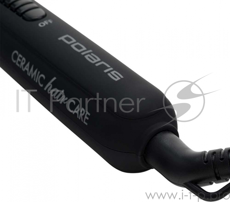 Щипцы Polaris PHS 2546К (25мм,удлин. плойка, керамика) черный