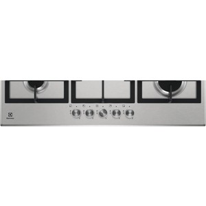 Встраиваемые газовые панели ELECTROLUX Встраиваемые газовые панели ELECTROLUX/ Газовая варочная поверхность, 3 чугунных держателя, газконтроль варочной поверхности, интегрированный автоподжиг варочной поверхности, WOK