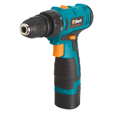Дрель-шуруповерт аккумуляторная Bort BAB-12Nx2Li-FK-Twin Батарея 1,3 А.ч Li-Ion Максимальный крутящий момент 25 Нм