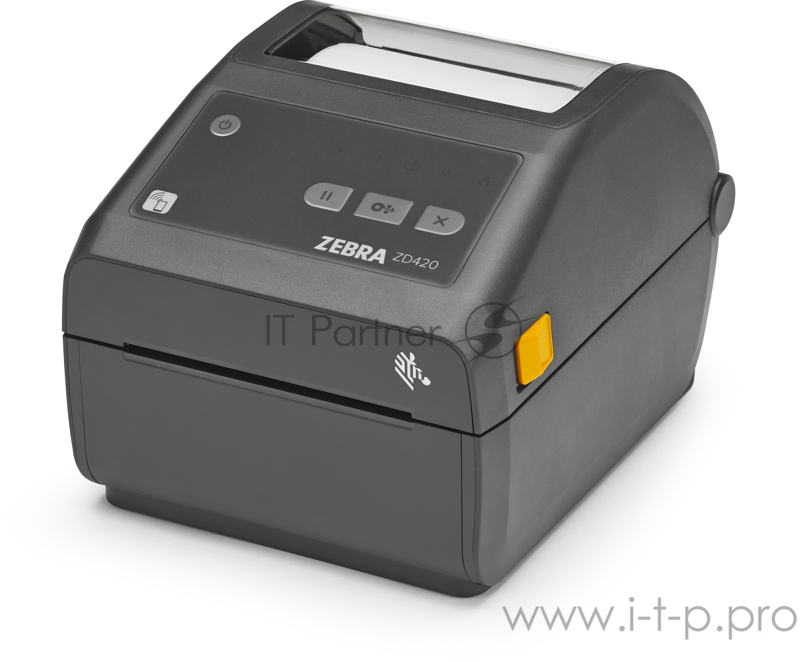 Принтер этикеток настольный DT ZD420 12 точек на дюйм DT Printer ZD420 Standard EZPL, 300 dpi, EU and UK Cords, USB, USB Host, Modular Connectivity Slot