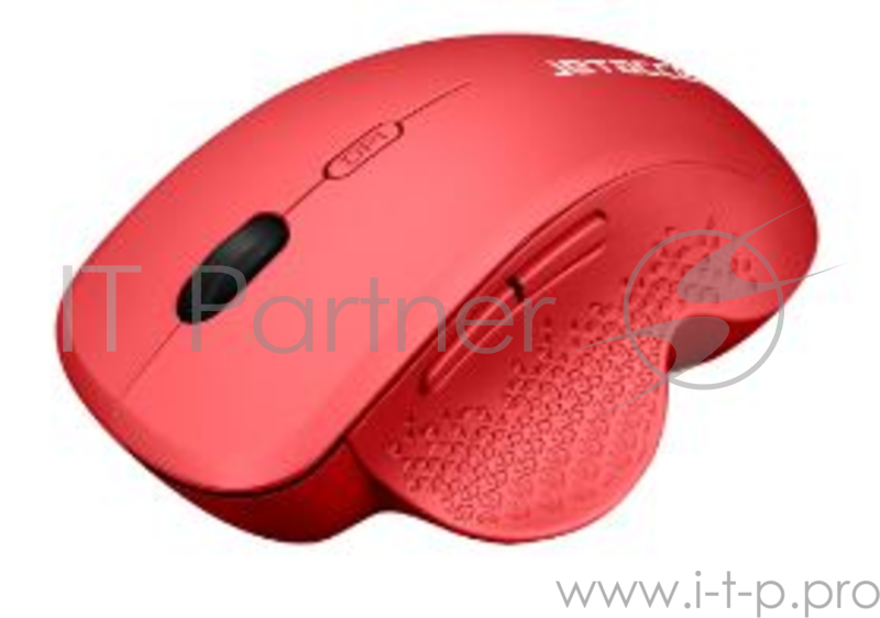 Беспроводная мышь Jet.A Comfort OM-U65G красная (800/1200/1600dpi, Pixart 3065, 6 кнопок, USB)