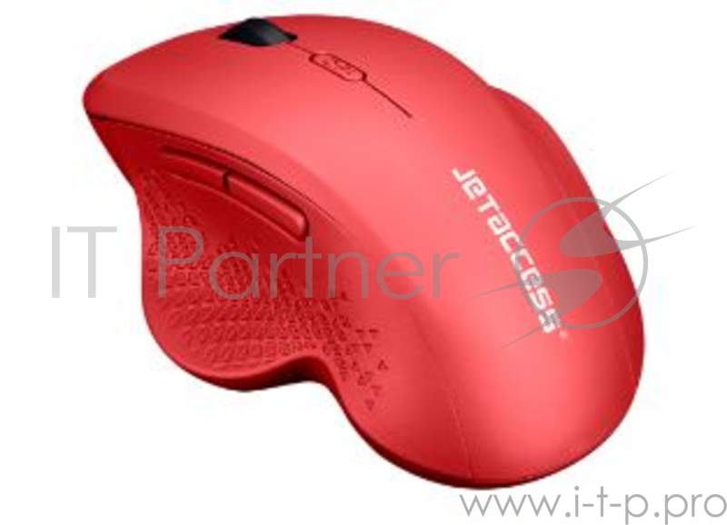 Беспроводная мышь Jet.A Comfort OM-U65G красная (800/1200/1600dpi, Pixart 3065, 6 кнопок, USB)