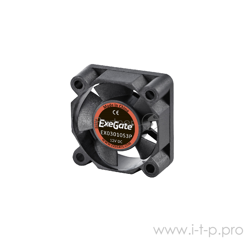 Вентилятор ExeGate Mirage-S 30x30x10 подшипник скольжения, 8000 RPM, 23, 3pin