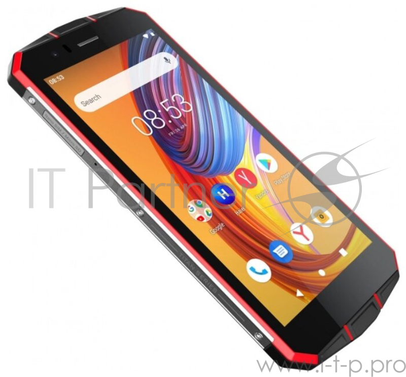 Смартфон Haier Titan T1 16Gb 2Gb черный/красный моноблок 4G 2Sim 5 960x480 Android 9 8Mpix WiFi GPS GSM900/1800 GSM1900 TouchSc Ptotect MP3 microSD m