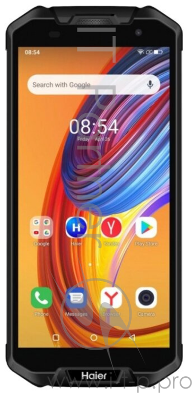 Смартфон Haier Titan T3 16Gb 2Gb черный/красный моноблок 4G 2Sim 5.5 720x1440 Android 9 13Mpix WiFi NFC GPS GSM900/1800 GSM1900 TouchSc Ptotect MP3 m
