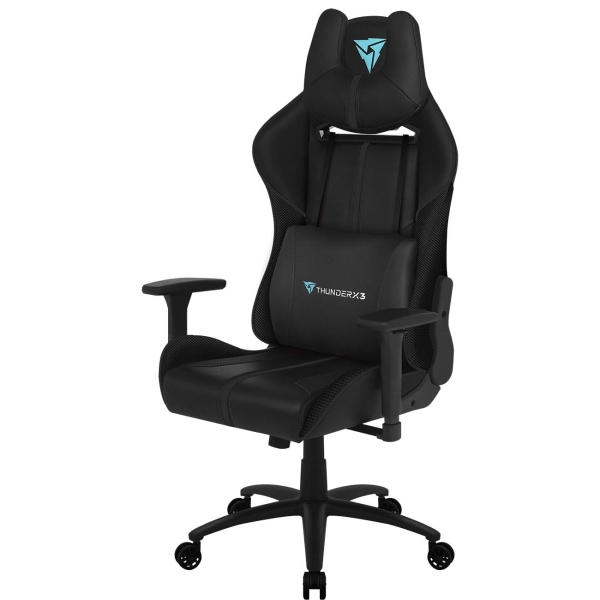 Игровое кресло ThunderX3 BC5-B black (AIR Tech, экокожа, регулируемый угол наклона, механизм качания)