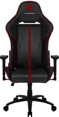 Игровое кресло ThunderX3 BC5-BR black/red (AIR Tech, экокожа, регулируемый угол наклона, механизм качания).