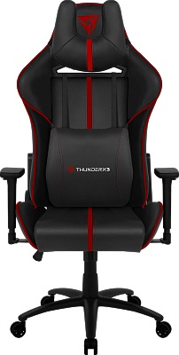 Игровое кресло ThunderX3 BC5-BR black/red (AIR Tech, экокожа, регулируемый угол наклона, механизм качания).