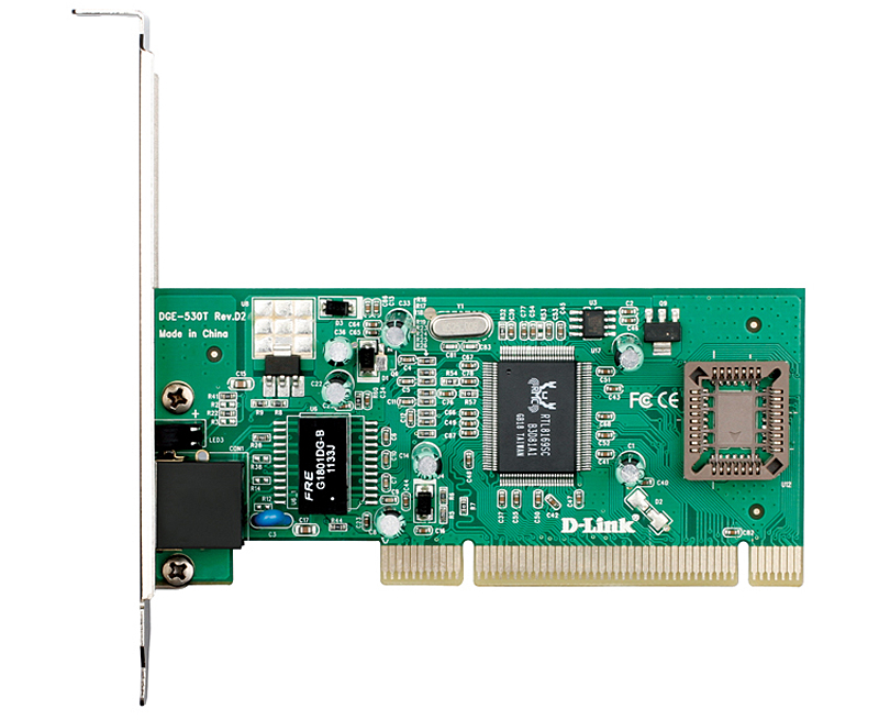 Сетевой адаптер Gigabit Ethernet D-Link DGE-530T/10 PCI (упак.:10шт)