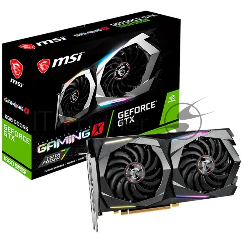 Видеокарта MSI PCI-E GTX 1660 SUPER GAMING X nVidia GeForce GTX 1660SUPER 6144Mb 192bit GDDR6 1530/14000/HDMIx1/DPx3/HDCP Ret