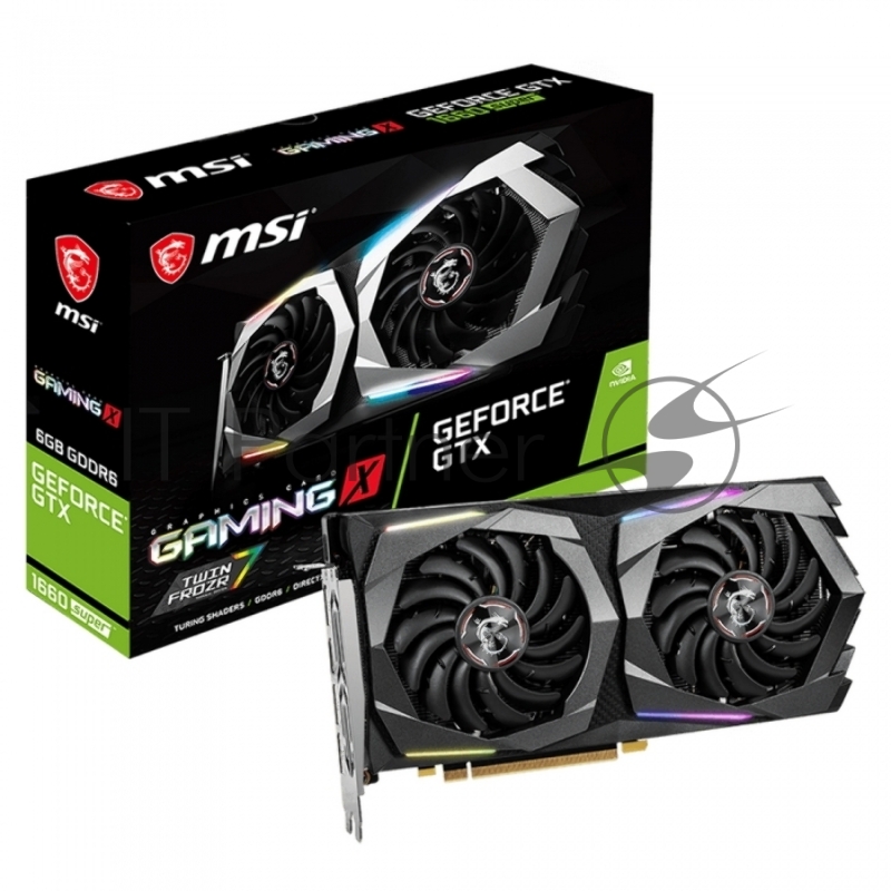 Видеокарта MSI PCI-E GTX 1660 SUPER GAMING X nVidia GeForce GTX 1660SUPER 6144Mb 192bit GDDR6 1530/14000/HDMIx1/DPx3/HDCP Ret