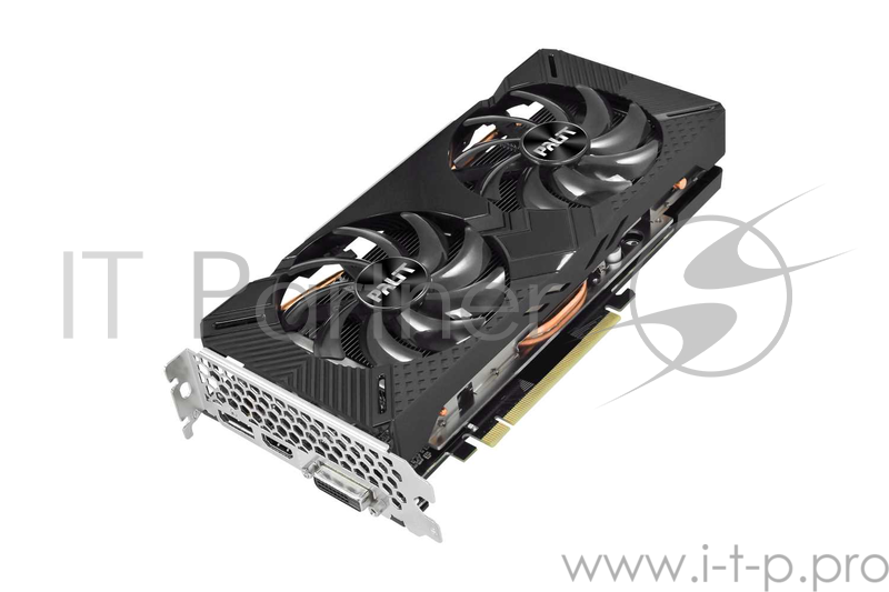 Видеокарта Palit PCI-E PA-GTX1660SUPER GP 6G nVidia GeForce GTX 1660SUPER 6144Mb 192bit GDDR6 1530/14000 DVIx1/HDMIx1/DPx1/HDCP Ret