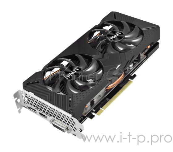 Видеокарта Palit PCI-E PA-GTX1660SUPER GP 6G nVidia GeForce GTX 1660SUPER 6144Mb 192bit GDDR6 1530/14000 DVIx1/HDMIx1/DPx1/HDCP Ret