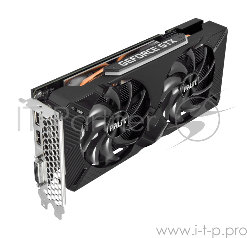 Видеокарта Palit PCI-E PA-GTX1660SUPER GP OC 6G nVidia GeForce GTX 1660SUPER 6144Mb 192bit GDDR6 1530/14000 DVIx1/HDMIx1/DPx1/HDCP Ret