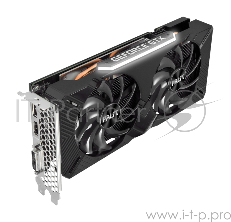 Видеокарта Palit PCI-E PA-GTX1660SUPER GP OC 6G nVidia GeForce GTX 1660SUPER 6144Mb 192bit GDDR6 1530/14000 DVIx1/HDMIx1/DPx1/HDCP Ret