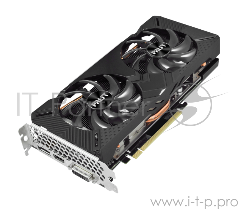 Видеокарта Palit PCI-E PA-GTX1660SUPER GP OC 6G nVidia GeForce GTX 1660SUPER 6144Mb 192bit GDDR6 1530/14000 DVIx1/HDMIx1/DPx1/HDCP Ret