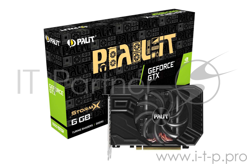Видеокарта Palit PCI-E PA-GTX1660SUPER STORMX 6G nVidia GeForce GTX 1660SUPER 6144Mb 192bit GDDR6 1530/14000 DVIx1/HDMIx1/DPx1/HDCP Ret
