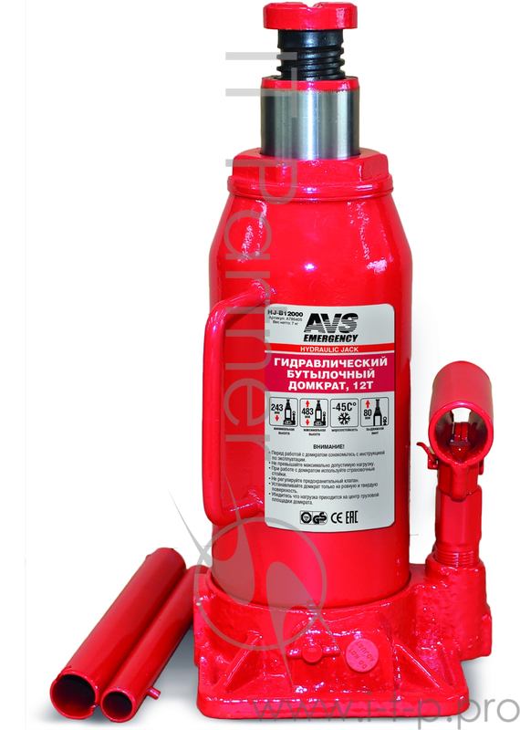 Домкрат AVS HJ-B12000 12т. 243-483мм.