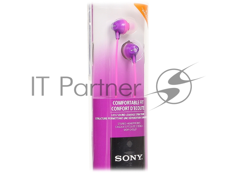 Sony MDR-EX15LPLV Наушники , фиолетовый