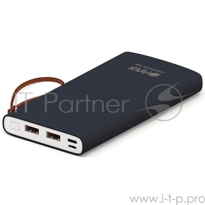 Аккумулятор HIPER Внешний аккумулятор HIPER TRAVEL 10K Li-Pol 10000 mAh Soft-touch 3A+3A 2xUSB 1xType-C синий