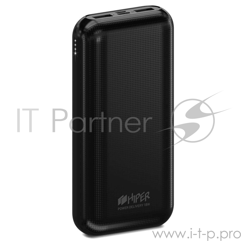 Аккумулятор HIPER Внешний аккумулятор HIPER RPX20000 Li-Pol 20000 mAh QC 3A+2.4A 2xUSB 1xType-C черный
