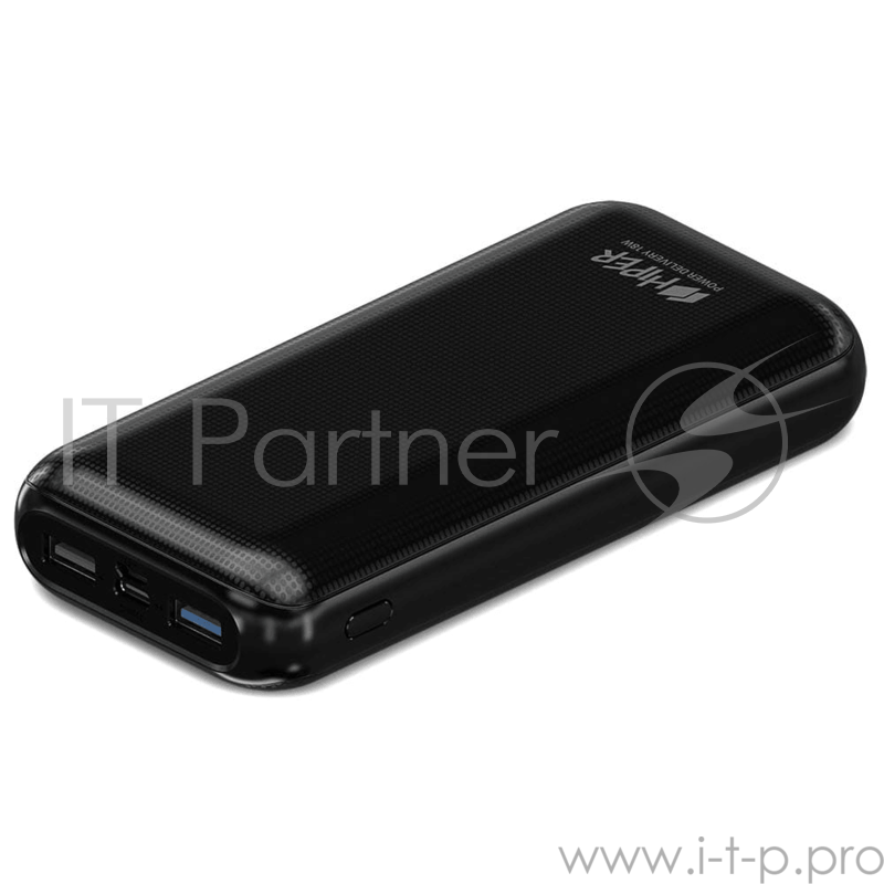 Аккумулятор HIPER Внешний аккумулятор HIPER RPX20000 Li-Pol 20000 mAh QC 3A+2.4A 2xUSB 1xType-C черный