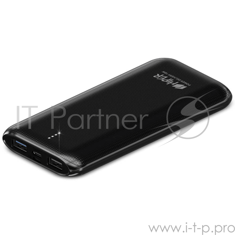 Аккумулятор HIPER Внешний аккумулятор HIPER RPX10000 Li-Pol 10000 mAh QC 3A+2.4A 2xUSB 1xType-C черный