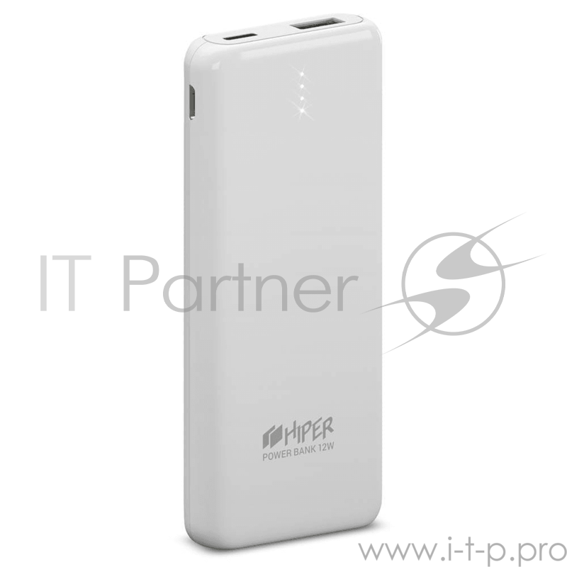 Аккумулятор HIPER Внешний аккумулятор HIPER PSL8000 Li-Pol 8000 mAh 2.4A 1xUSB 1xType-C белый
