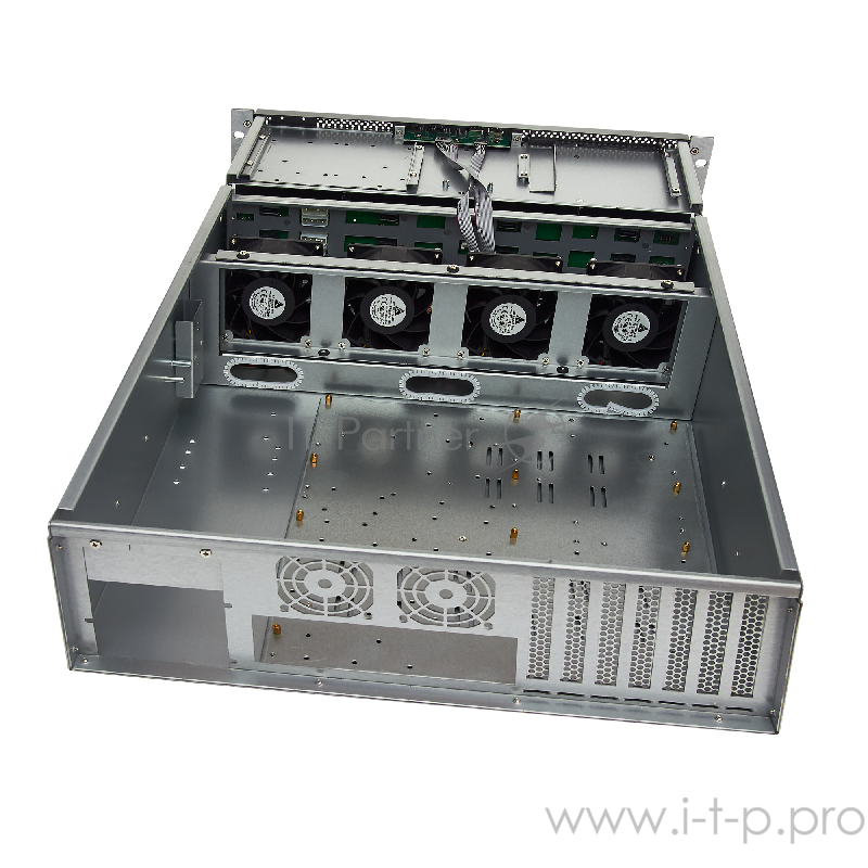 Серверный корпус ExeGate Pro 3U660-HS16 <RM 19, высота 3U, глубина 660, без БП, 16xHotSwap, USB>