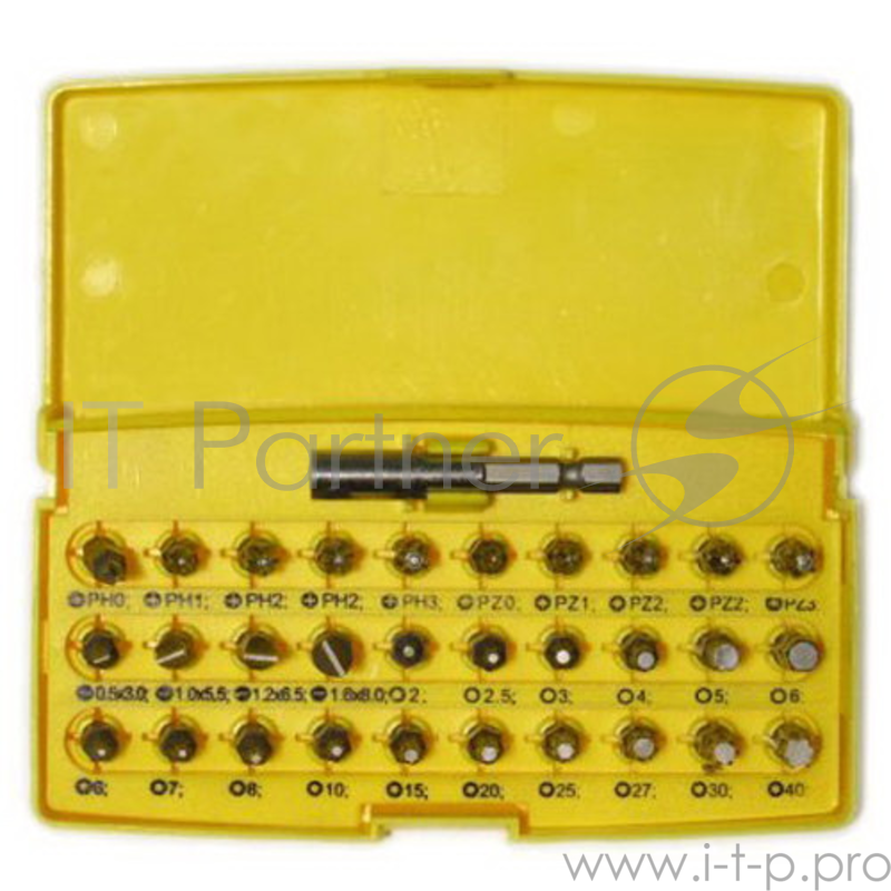 Набор бит ЭНКОР 19822 1/4 31шт.