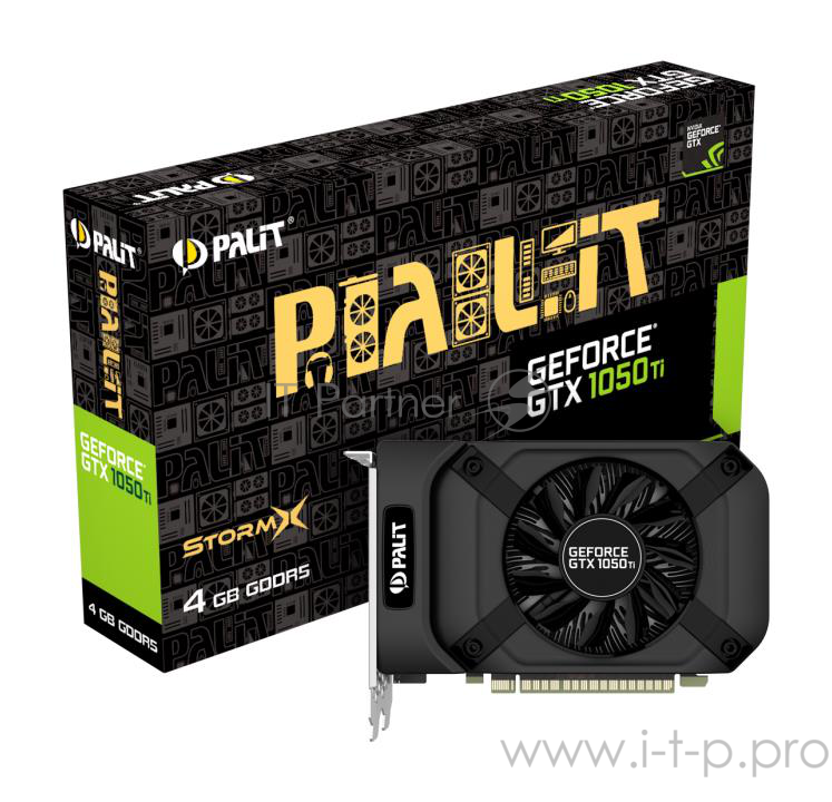Видеокарта PCIE16 GTX1050TI 4GB GDDR5 PA-GTX1050TI STORMX 4G PALIT
