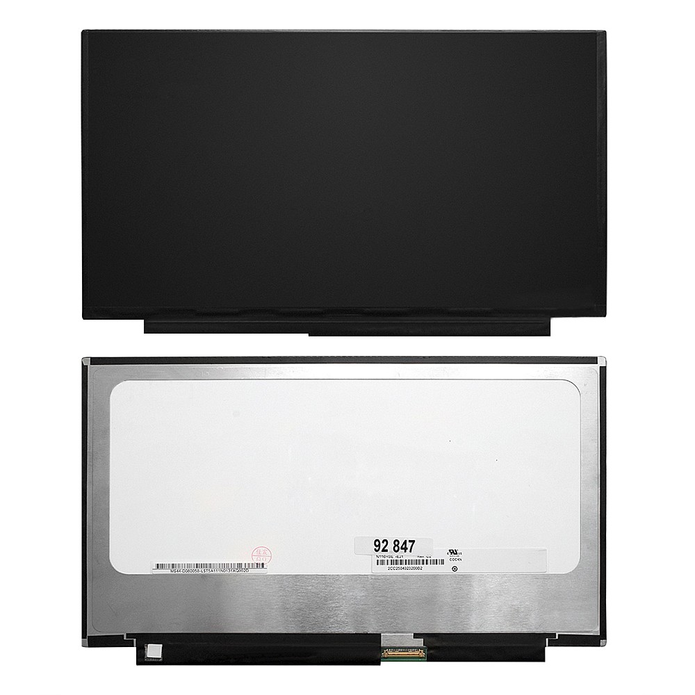 Матрица для ноутбука 11.6" 1920x1080 FHD, 30 pin Slim IPS. Матовая. N116HSE-EJ1.