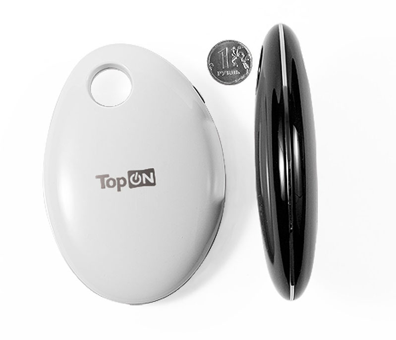 Универсальный внешний аккумулятор 4400mAh (16Wh) с USB-портом, для зарядки смартфонов, планшетов и цифровой техники. Белый.