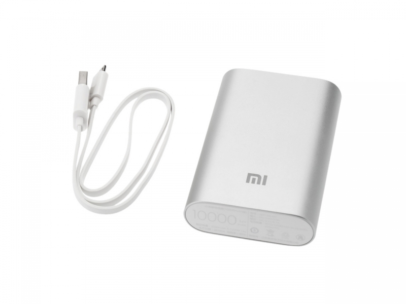 Мобильный аккумулятор Xiaomi Mi Power Bank Li-Ion 10000mAh 2.1A серебристый 1xUSB