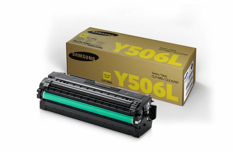 Тонер Картридж Samsung CLT-Y506L/SEE желтый для Samsung CLP-680/CLX-6260 (3500стр.)
