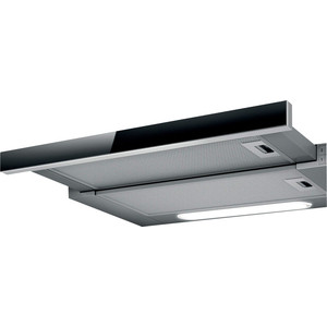 Вытяжка встраиваемая ELICA ELITE 14 LUX GRVT/A/60/ 60 см, кнопочное управление, 650 куб. м. , серая+черное стекло