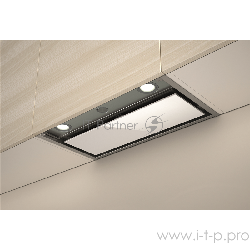 Вытяжка ELICA BOX IN PLUS IXGL/A/60 / 60 см, 1000 куб.м., механическое поворотное управление, нержавеющая сталь+белое стекло